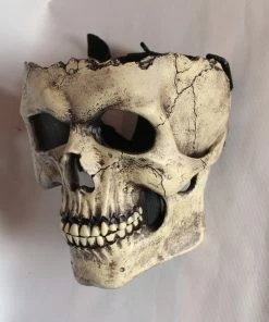 MINCH Kitchen & Storage Store Scary Bloody Skull Gas Mask Halloween Zombie Party Jaw Mask Unisex