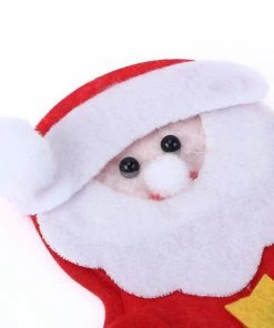Common Truth 1 PC Santa Claus Snowman Elk Style Utensil Knives Forks Holder Cutlery Bag Pouch Christmas New Year Decor Tableware Supplies Christmas Home Decor