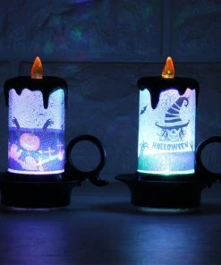 Wenyida Store 1 Pcs Halloween Decorative With LED LlightCastle Pumpkin For Bar Party LED Lamp Glowing Supplies Lighting Novelty Gift Bright