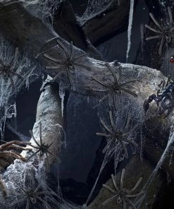 BESTOYARD Whole Store Halloween Prop 100 Pcs Plastic Fake Spider Practical Jokes Props Realistic Spider For Prank Halloween Party Decoration