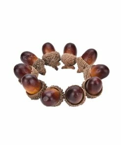 JETTING HomeGarden Store 10PCS Fake Fruits Artificial Mini Acorn Oak Foam Nut Ornaments Home Room Party Xmas Decorative Christmas Decorations For Home