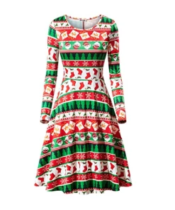 Shop4530021 Store Christmas Women Clothing 2018 Autumn Women Christmas Dress XL Plus Size New Year Festival Large Size Long Sleeve Tree Casual Vintage Winter Dress Ladies 21 Shop4530021 Store Christmas Women Clothing 2018 Autumn Women Christmas Dress XL Plus Size New Year Festival Large Size Long Sleeve Tree Casual Vintage Winter Dress Ladies