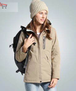 The American Store Men Winter Thick USB Heating Cotton Jacket Waterproof Windbreaker Hooded Winter Coat Men Thick Warm Mens Winter Jacket Parka