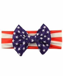 Hongmao Official Store 10pcs Girls 4th Of July Headband For 2018 Independence Day Hair Accessories Kids Patriotic Hair Bows American Flag Hair Band Kids Clothing