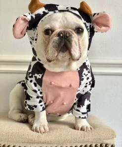 Onlineamericanstore Eeyore Halloween Pet Costume Sizes XS To XL - Cattle Milk Cow 3D