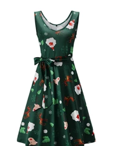 SYourself Store 2018 New Winter Christmas Dress For Women Elk Snowflake Autumn Long Sleeve 5XL Plus Size Lady Casual A-Line Mini Dress Vestidos