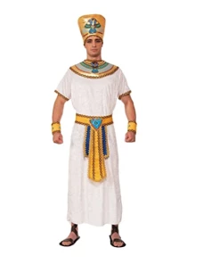 The American Store Men Women Costume Egypt Prince Princess Royal King Queen Luxury Golden Halloween Cosplay Masquerade Theme Party Adult Costume