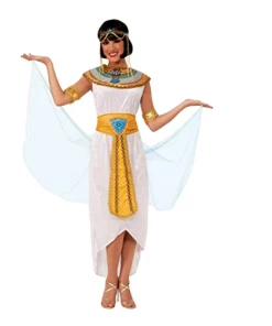 The American Store Men Women Costume Egypt Prince Princess Royal King Queen Luxury Golden Halloween Cosplay Masquerade Theme Party Adult Costume