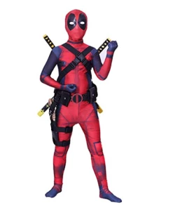 The American Store Cosplay Anime Fancy Dress Children Halloween Costume Kids Boys Men Fantasia Deadpool Adult Spandex Lycra Nylon Zentai Bodysuit