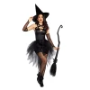 The American Store Halloween Costumes Adult Halloween Witch Costume For Women Sexy Fashion Deluxe Costume Evil Witch Dress With Black Witch Hat Carnival Party Costume 2 The American Store Halloween Costumes Adult Halloween Witch Costume For Women Sexy Fashion Deluxe Costume Evil Witch Dress With Black Witch Hat Carnival Party Costume