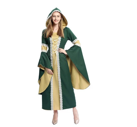 The American Store Medieval Dress Robe Women Renaissance Dress Princess Queen Costume Velvet Court Maid Halloween Costume Vintage Hooded Gown Halloween Costumes 5 The American Store Medieval Dress Robe Women Renaissance Dress Princess Queen Costume Velvet Court Maid Halloween Costume Vintage Hooded Gown Halloween Costumes