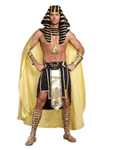 Online American Store Halloween Costumes Mens King Of Ancient Egypt King Tut Costume, Gold/Black Costume Fancy Cosplay Dress 7 Online American Store Halloween Costumes Mens King Of Ancient Egypt King Tut Costume, Gold/Black Costume Fancy Cosplay Dress