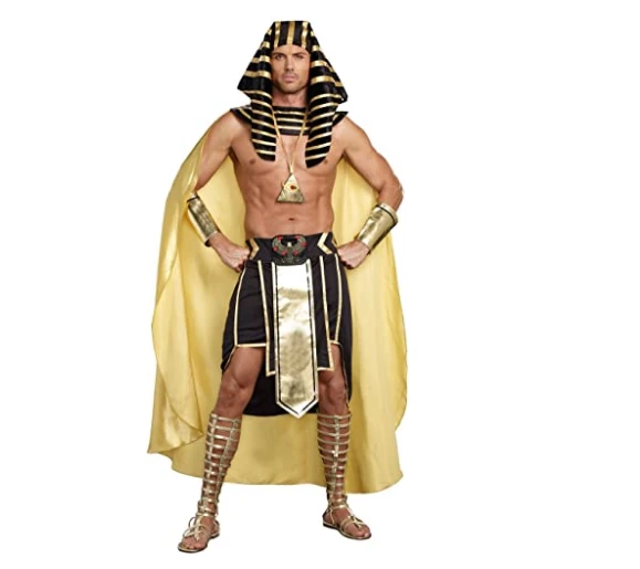 Online American Store Halloween Costumes Mens King Of Ancient Egypt King Tut Costume, Gold/Black Costume Fancy Cosplay Dress 5 Online American Store Halloween Costumes Mens King Of Ancient Egypt King Tut Costume, Gold/Black Costume Fancy Cosplay Dress