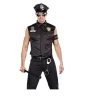 The American Store Halloween Costumes Adult America U.S. Police Dirty Cop Officer Costume Top Shirt Fancy Cosplay Clothing For Men