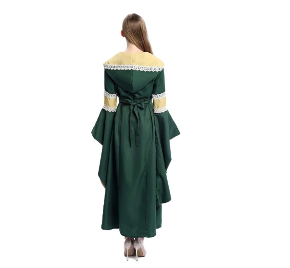 The American Store Medieval Dress Robe Women Renaissance Dress Princess Queen Costume Velvet Court Maid Halloween Costume Vintage Hooded Gown Halloween Costumes 6 The American Store Medieval Dress Robe Women Renaissance Dress Princess Queen Costume Velvet Court Maid Halloween Costume Vintage Hooded Gown Halloween Costumes