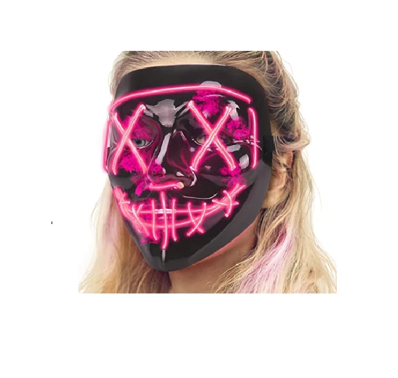 The American Store Halloween Mask LED Light Up Funny Masks The Purge Election Year Great Festival Cosplay Costume Supplies Party Masks Glow In Dark Halloween Costumes 11 The American Store Halloween Mask LED Light Up Funny Masks The Purge Election Year Great Festival Cosplay Costume Supplies Party Masks Glow In Dark Halloween Costumes