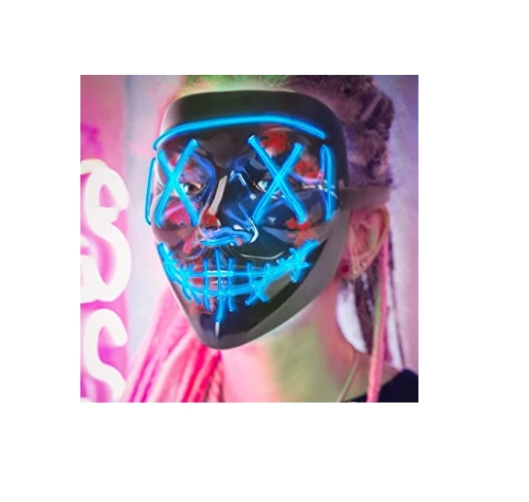 The American Store Halloween Mask LED Light Up Funny Masks The Purge Election Year Great Festival Cosplay Costume Supplies Party Masks Glow In Dark Halloween Costumes 6 The American Store Halloween Mask LED Light Up Funny Masks The Purge Election Year Great Festival Cosplay Costume Supplies Party Masks Glow In Dark Halloween Costumes
