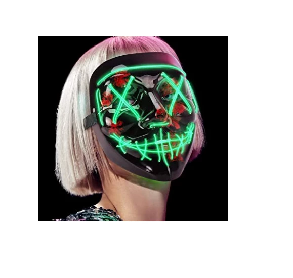 The American Store Halloween Mask LED Light Up Funny Masks The Purge Election Year Great Festival Cosplay Costume Supplies Party Masks Glow In Dark Halloween Costumes 8 The American Store Halloween Mask LED Light Up Funny Masks The Purge Election Year Great Festival Cosplay Costume Supplies Party Masks Glow In Dark Halloween Costumes