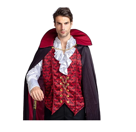 The American Store Halloween Costumes Mens Gothic Vampire Costumes Europe Vampire Adults Man Cosplay Outfit For Halloween Carnival Party Role Play Costumes 5 The American Store Halloween Costumes Mens Gothic Vampire Costumes Europe Vampire Adults Man Cosplay Outfit For Halloween Carnival Party Role Play Costumes