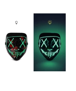 The American Store Halloween Mask LED Light Up Funny Masks The Purge Election Year Great Festival Cosplay Costume Supplies Party Masks Glow In Dark Halloween Costumes 19 The American Store Halloween Mask LED Light Up Funny Masks The Purge Election Year Great Festival Cosplay Costume Supplies Party Masks Glow In Dark Halloween Costumes