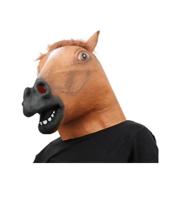 The American Store Creepy Horse Lion Octopus Hippo Rubber Animal Mask Latex Party Panda Animal Mask Kids Party Halloween Masquerade Mask Funny Halloween Costumes