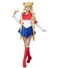 The American Store Halloween Costumes New Arrival Ladies Sexy White Sailor Moon Costume Cartoon Movie Cosplay Girl Mercury Moon Mars Dress For Halloween Costume