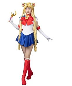 The American Store Halloween Costumes New Arrival Ladies Sexy White Sailor Moon Costume Cartoon Movie Cosplay Girl Mercury Moon Mars Dress For Halloween Costume
