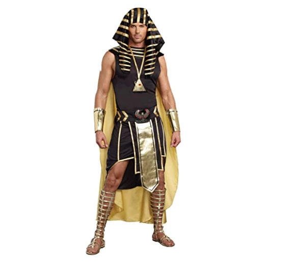Online American Store Halloween Costumes Mens King Of Ancient Egypt King Tut Costume, Gold/Black Costume Fancy Cosplay Dress 3 Online American Store Halloween Costumes Mens King Of Ancient Egypt King Tut Costume, Gold/Black Costume Fancy Cosplay Dress