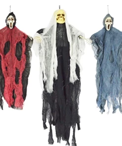 Giftower Party Store 5 Feet 160cm Halloween Hanging Ghosts Haunted House Escape Horror Halloween Decorations Halloween Costumes