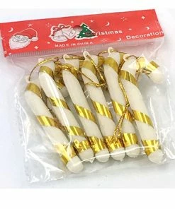 Familie Life Store 12PCS Christmas Candy Cane Home Christmas Ornaments Christmas Tree Decoration Navidad 2018 New Year's Decor Christmas Ornaments