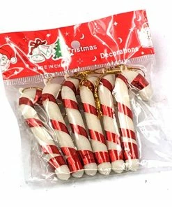Familie Life Store 12PCS Christmas Candy Cane Home Christmas Ornaments Christmas Tree Decoration Navidad 2018 New Year's Decor Christmas Ornaments