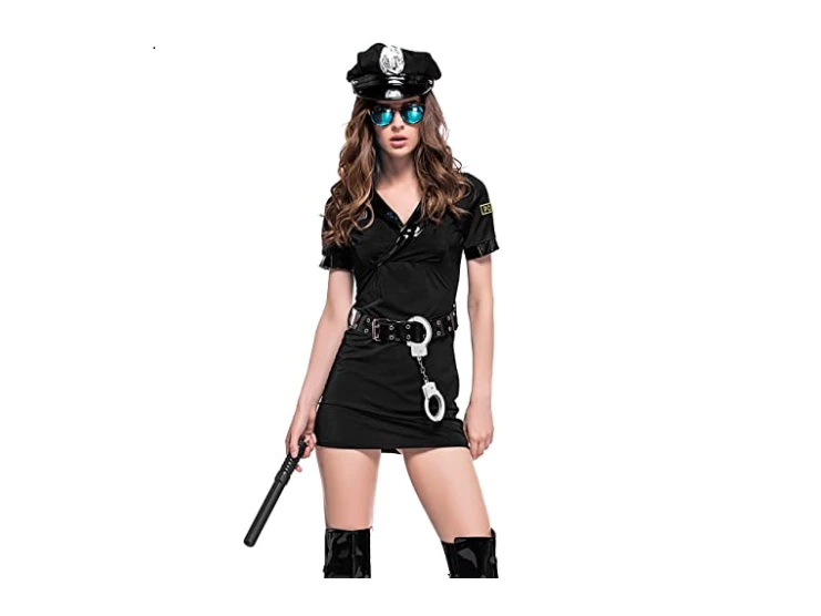 The American Store Halloween Costumes Sexy Police Women Costume Cop Outfits Adult Woman Policemen Cosplay Policewoman Romper Fancy Dress Halloween Costume For Women 4 The American Store Halloween Costumes Sexy Police Women Costume Cop Outfits Adult Woman Policemen Cosplay Policewoman Romper Fancy Dress Halloween Costume For Women