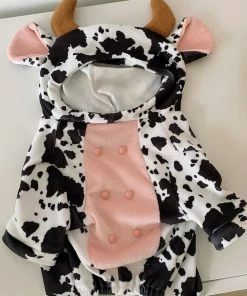 Onlineamericanstore Eeyore Halloween Pet Costume Sizes XS To XL - Cattle Milk Cow 3D
