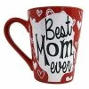 Casual Glasses Amazon Prime Sale Day Price Cut - KINREX Mothers Day Gifts Tea And Coffee Mug - Best Mom Ever - 12 Oz - Happy Day Gift For Women
