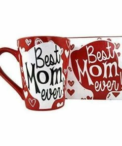 Casual Glasses Amazon Prime Sale Day Price Cut - KINREX Mothers Day Gifts Tea And Coffee Mug - Best Mom Ever - 12 Oz - Happy Day Gift For Women