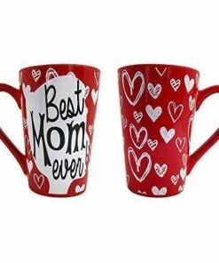 Casual Glasses Amazon Prime Sale Day Price Cut - KINREX Mothers Day Gifts Tea And Coffee Mug - Best Mom Ever - 12 Oz - Happy Day Gift For Women