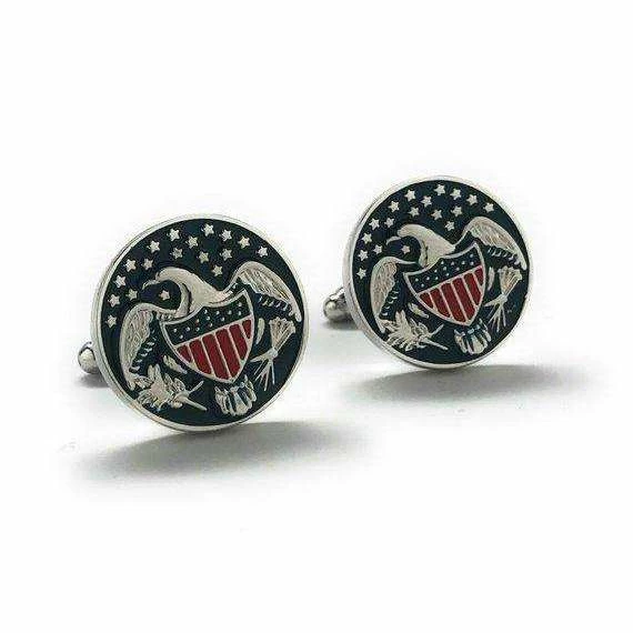 PerfectCufflinks America The Beautiful Cufflinks Silver Tone Red Blue Enamel America United States Cuff Links Comes With Gift Box 3 PerfectCufflinks America The Beautiful Cufflinks Silver Tone Red Blue Enamel America United States Cuff Links Comes With Gift Box