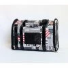 Petood Store American Black Pet Dog Carrier Tote Small Dog Airline Approved Travel Carrier Handbag With Newspaper Printing Wholesale Pets