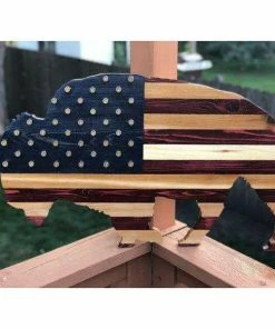 The American Store American Buffalo Bullet Flag Wall Art Bullet Flag, Bison Flags & Banner