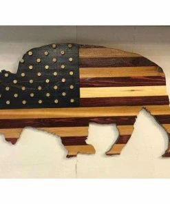 The American Store American Buffalo Bullet Flag Wall Art Bullet Flag, Bison Flags & Banner