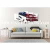 EdgyPatriots Wall Decor & Art American Flag And 2nd Amendment #2 Wall Art Canvas - Army Rangers- Military Art- Patriotic Wall Art- Navy Seals- Army Wall Decor- US Marines