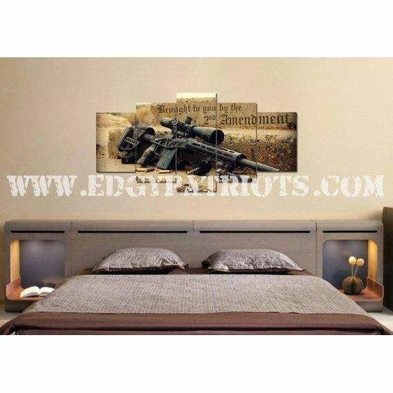 EdgyPatriots American Flag And 2nd Amendment #5 Wall Art Canvas - Army Rangers- Military Art- Patriotic Wall Art- Navy Seals- Army Wall Decor- US Marines 5 EdgyPatriots American Flag And 2nd Amendment #5 Wall Art Canvas - Army Rangers- Military Art- Patriotic Wall Art- Navy Seals- Army Wall Decor- US Marines