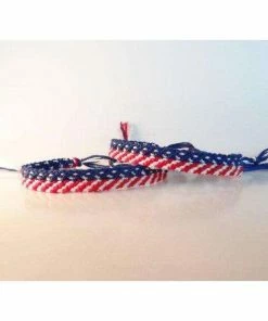 SunBraceletThreads American Flag Bracelet