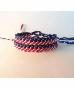 SunBraceletThreads American Flag Bracelet