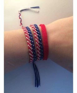 SunBraceletThreads American Flag Bracelet