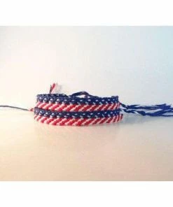 SunBraceletThreads American Flag Bracelet