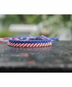 SunBraceletThreads American Flag Bracelet
