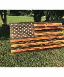 RozmanWoodDesign American Flag Challenge Coin Holder Concealment Flags