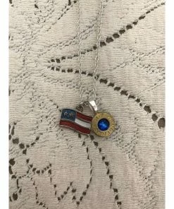 CountryStrongJewelry Clothing Accessories American Flag Charm With Bullet Casing