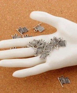 Charms4JewelryMaking American Flag Charm..Silver Flag Charms..Patriotic Charms..Military Charms..USA Charm..Charms For Jewelry Making 15mm X 19mm FREE SHIPPING Clothing Accessories 7 Charms4JewelryMaking American Flag Charm..Silver Flag Charms..Patriotic Charms..Military Charms..USA Charm..Charms For Jewelry Making 15mm X 19mm FREE SHIPPING Clothing Accessories